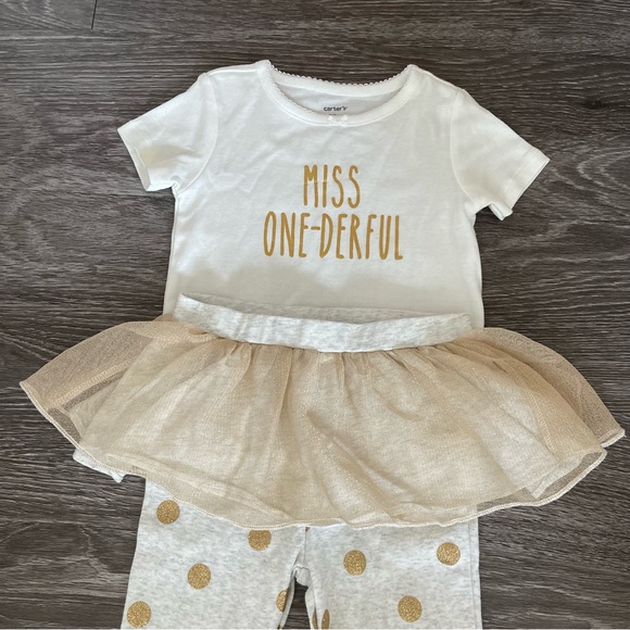 Carter’s Miss ONE-derful Outfit for Baby Size 18M - Picture 3 of 5